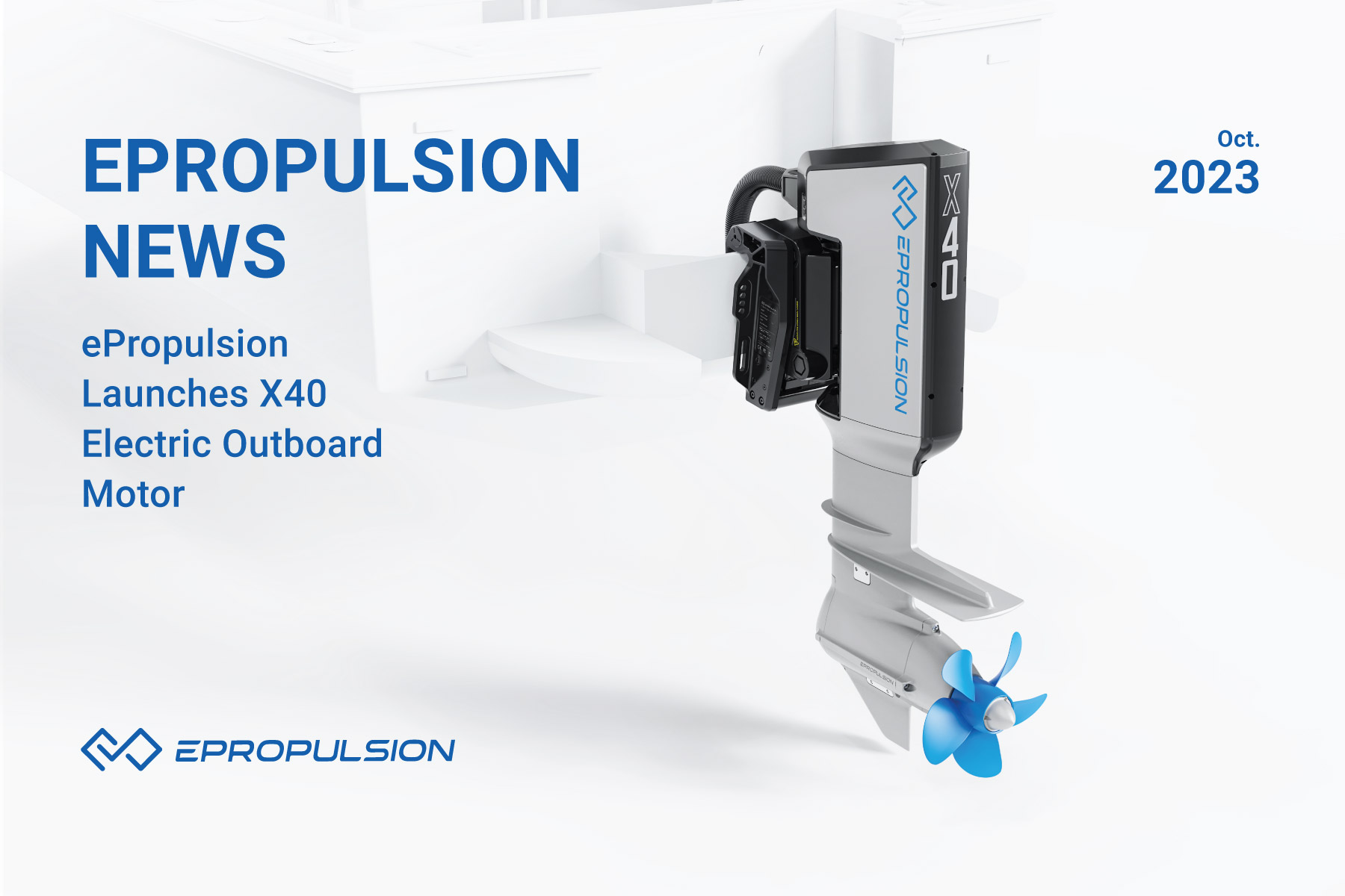 ePropulsion launches X40 outboard motor